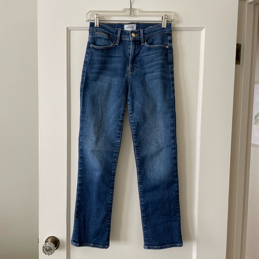 Frame Le High Straight Jeans